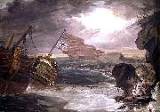 George Carter Oil painting of the East Indiaman USA oil painting artist